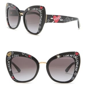 HOT!  DOLCE & GABBANA SCRIPT SUNGLASSES